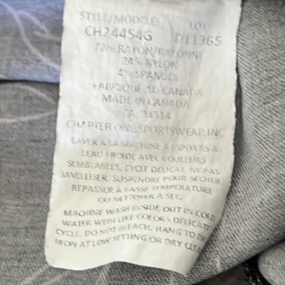 Jules & Leopold Ankle pant Black & White Print Pull On Stretch Casual Comfy - Picture 4 of 9